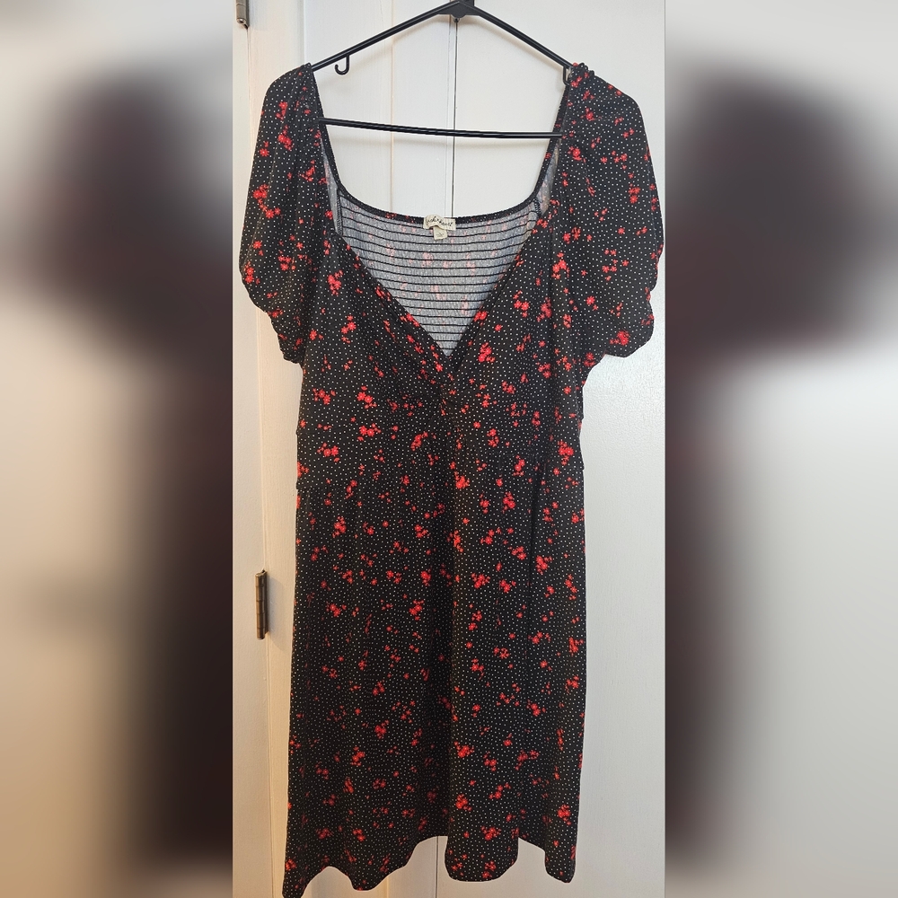 Floral Puff Sleeve Dress